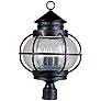 3_Maxim Portsmouth 22" High Seeded Glass Outdoor Lantern Post Light