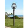2_Maxim Portsmouth 22" High Seeded Glass Outdoor Lantern Post Light