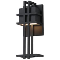 Maxim Prairie 13" Black LED Outdoor Wall Sconce