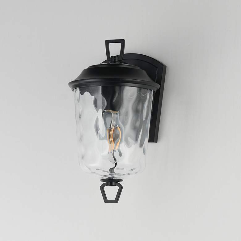 Image 4 Maxim Prescott 12 1/2" High Dark Bronze Wall Sconce more views