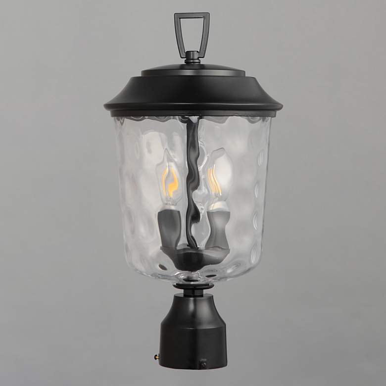 Image 3 Maxim Prescott 17 1/2" High Dark Bronze Post Light more views