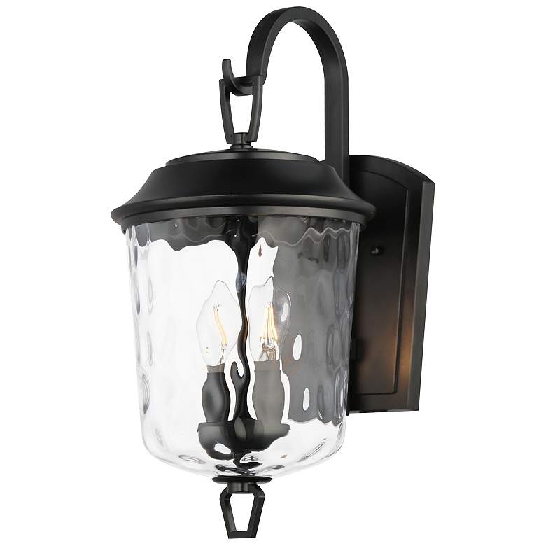 Image 1 Maxim Prescott 18" High Dark Bronze Wall Sconce