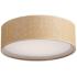 Maxim Prime 16" Wide Grass Cloth LED Drum Ceiling Light