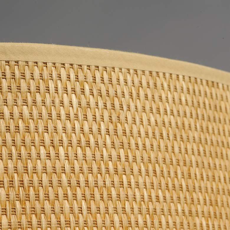 Image 4 Maxim Prime 16" Wide Grass Cloth LED Drum Ceiling Light more views
