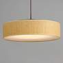 4_Maxim Prime 16" Wide Grass Cloth Shade Modern LED Pendant Light more views