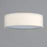 4_Maxim Prime 16" Wide Oatmeal LED Drum Ceiling Light more views