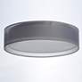 5_Maxim Prime 16" Wide White Organza Drum LED Ceiling Light more views