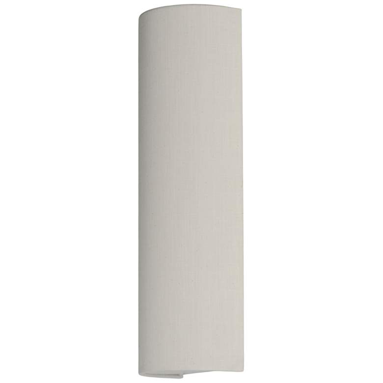 Image 5 Maxim Prime 18 1/4" High Oatmeal Fabric LED Wall Sconce more views