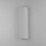 3_Maxim Prime 18 1/4" High White Fabric LED Wall Sconce more views