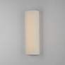 4_Maxim Prime 18 1/4" High White Fabric LED Wall Sconce more views