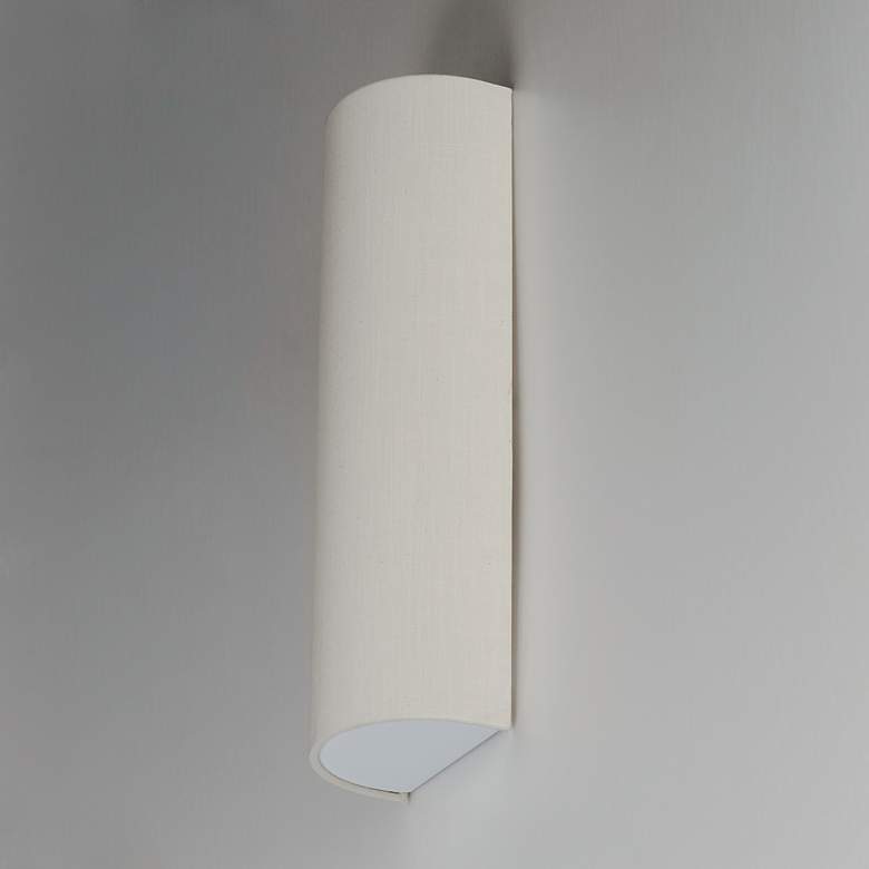 Image 4 Maxim Prime 18 1/4" High White LED Wall Sconce more views