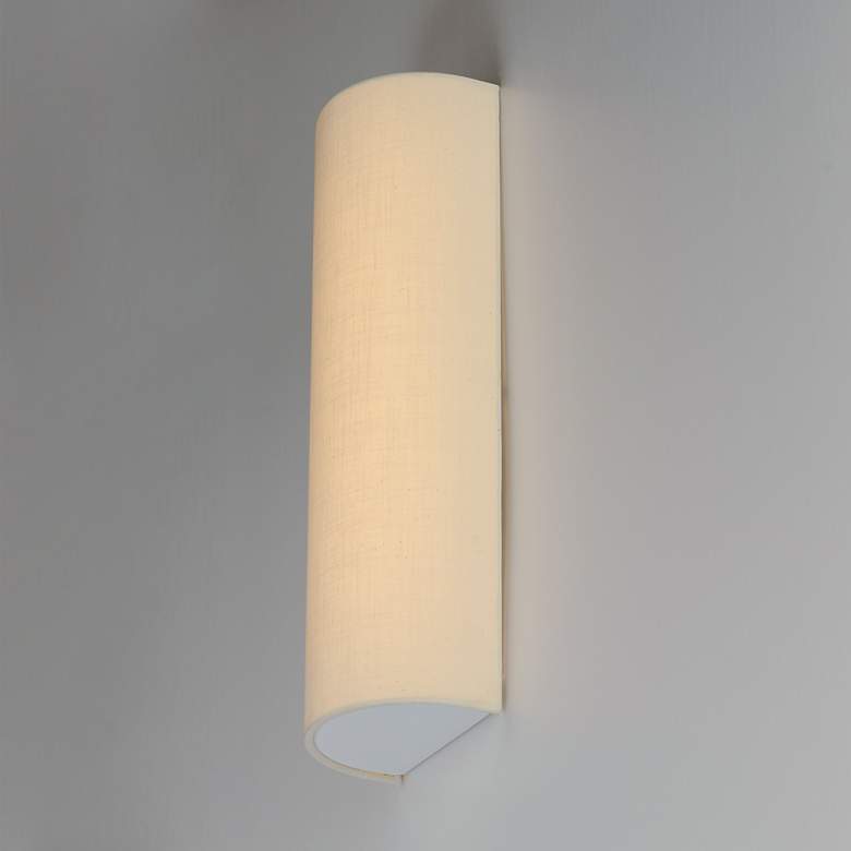 Image 5 Maxim Prime 18 1/4" High White LED Wall Sconce more views