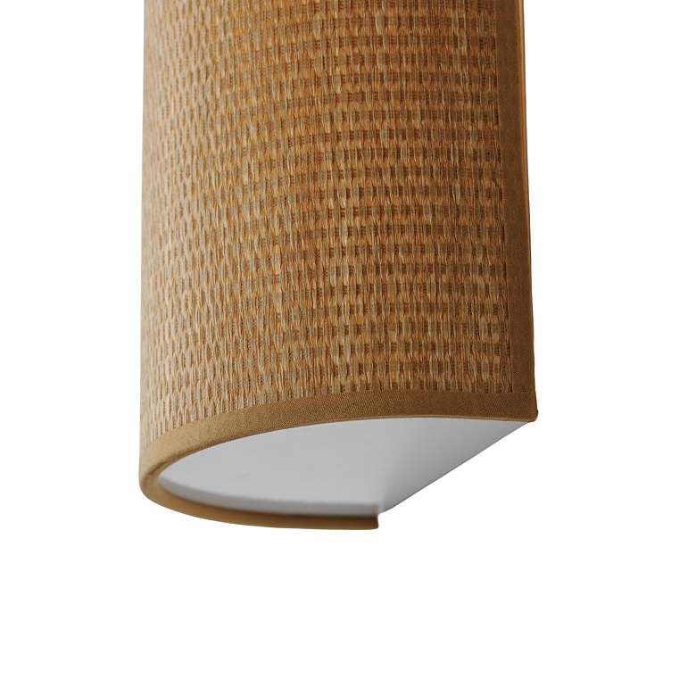 Image 6 Maxim Prime 18" High Grass Cloth LED Wall Sconce more views