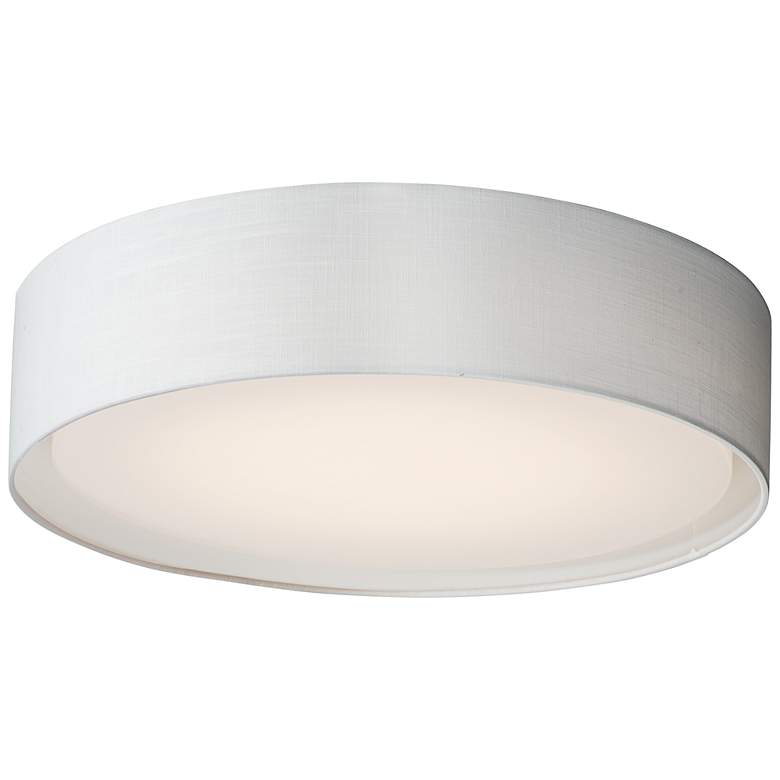 Image 1 Maxim Prime 20 inch White Finish LED Flush Mount Ceiling Light