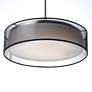 4_Maxim Prime 20" Wide Black Organza Shade Modern LED Pendant Light more views