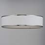 2_Maxim Prime 20" Wide Satin Nickel Drum LED Ceiling Light more views