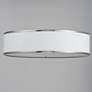 4_Maxim Prime 20" Wide Satin Nickel Drum LED Ceiling Light more views