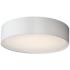 Maxim Prime 20" Wide White Linen LED Drum Ceiling Light