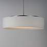 4_Maxim Prime 20" Wide White Linen Shade LED Pendant Light more views
