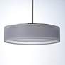 4_Maxim Prime 20" Wide White Organza Shade LED Pendant Light more views