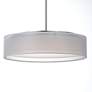 5_Maxim Prime 20" Wide White Organza Shade LED Pendant Light more views