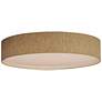 2_Maxim Prime 25" Wide Grass Cloth LED Drum Ceiling Light