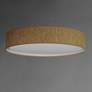 3_Maxim Prime 25" Wide Grass Cloth LED Drum Ceiling Light more views