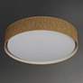 4_Maxim Prime 25" Wide Grass Cloth LED Drum Ceiling Light more views