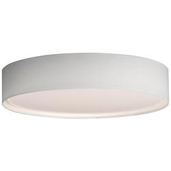 Maxim Prime 25" Wide White Drum LED Ceiling Light