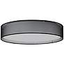Thumbnail2 of Maxim Prime 25"W Black with Organza Drum LED Ceiling Light more views