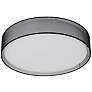 Thumbnail3 of Maxim Prime 25"W Black with Organza Drum LED Ceiling Light more views
