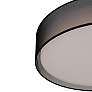 Thumbnail4 of Maxim Prime 25"W Black with Organza Drum LED Ceiling Light more views