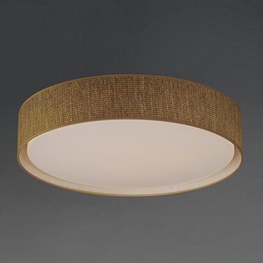Maxim Prime 25" Wide Grass Cloth LED Drum Ceiling Light