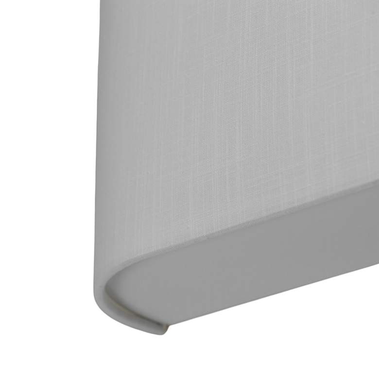 Image 6 Maxim Prime 8 1/4" High White Linen LED Wall Sconce more views