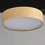 5_Maxim Prime Light 20" Wide Grass Cloth LED Flushmount Ceiling Light more views