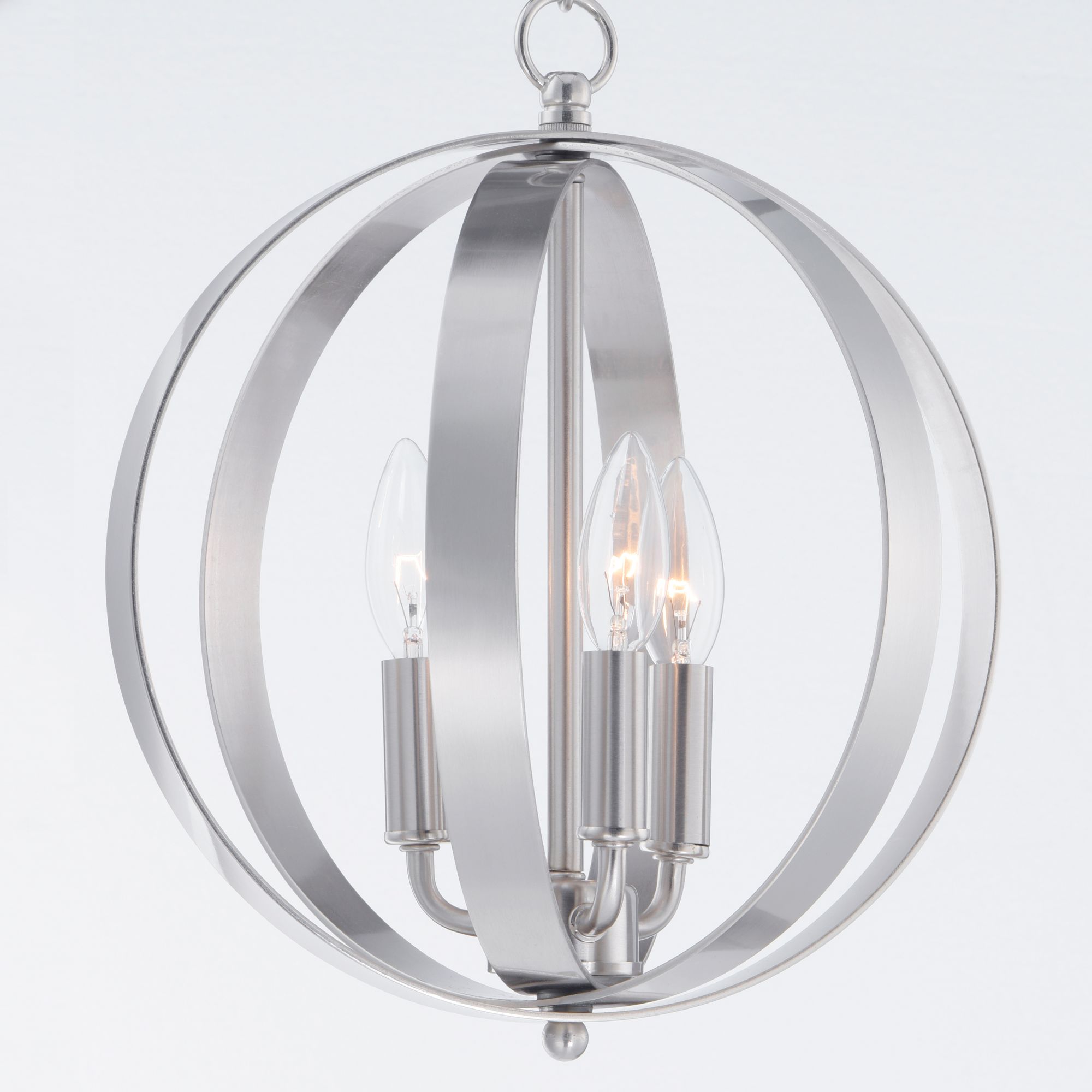 Image 4 Maxim Provident 12" Wide Satin Nickel 3-Light Mini Pendant more views