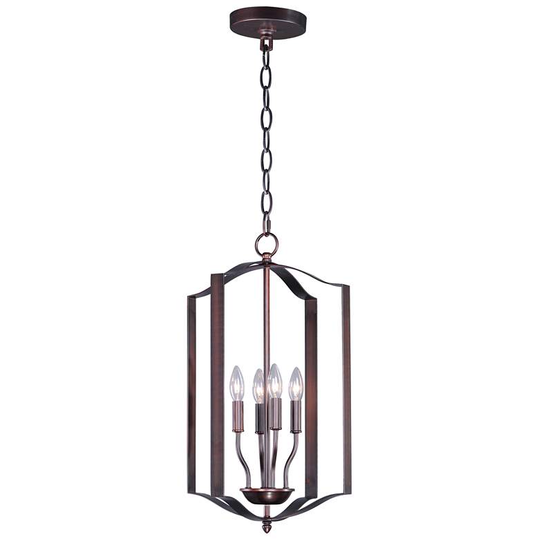 Image 1 Maxim Provident 15" Wide 4-Light Oil Rubbed Bronze Pendant Light