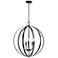 Maxim Provident 24" Wide Black 5-Light Pendant