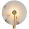 Maxim Quarry 11" High Natural Aged Brass LED Wall Sconce
