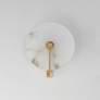 2_Maxim Quarry 11" High Natural Aged Brass LED Wall Sconce more views