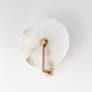 4_Maxim Quarry 11" High Natural Aged Brass LED Wall Sconce more views