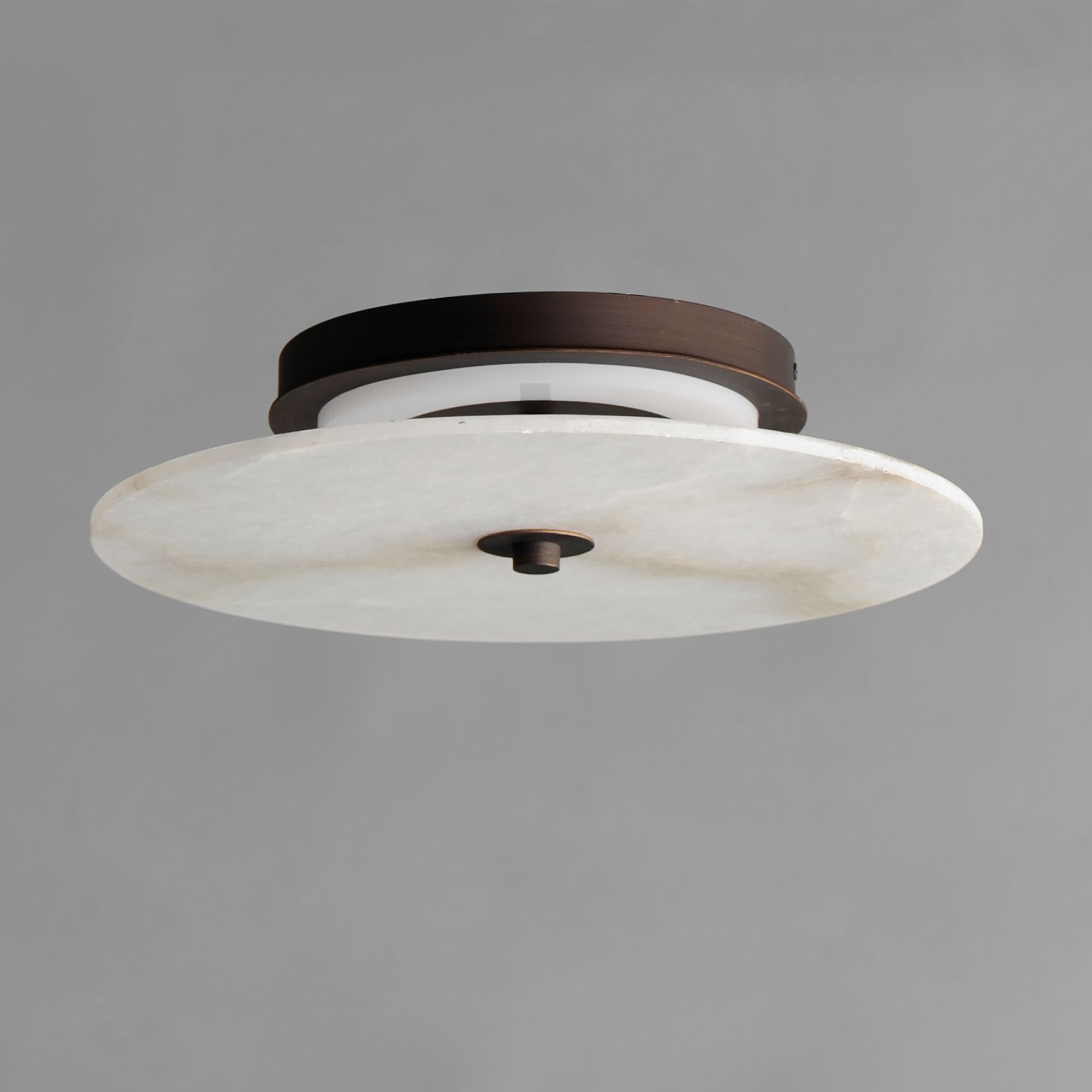 Image 3 Maxim Quarry 15" Wide Dark Bronze LED Ceiling Light more views