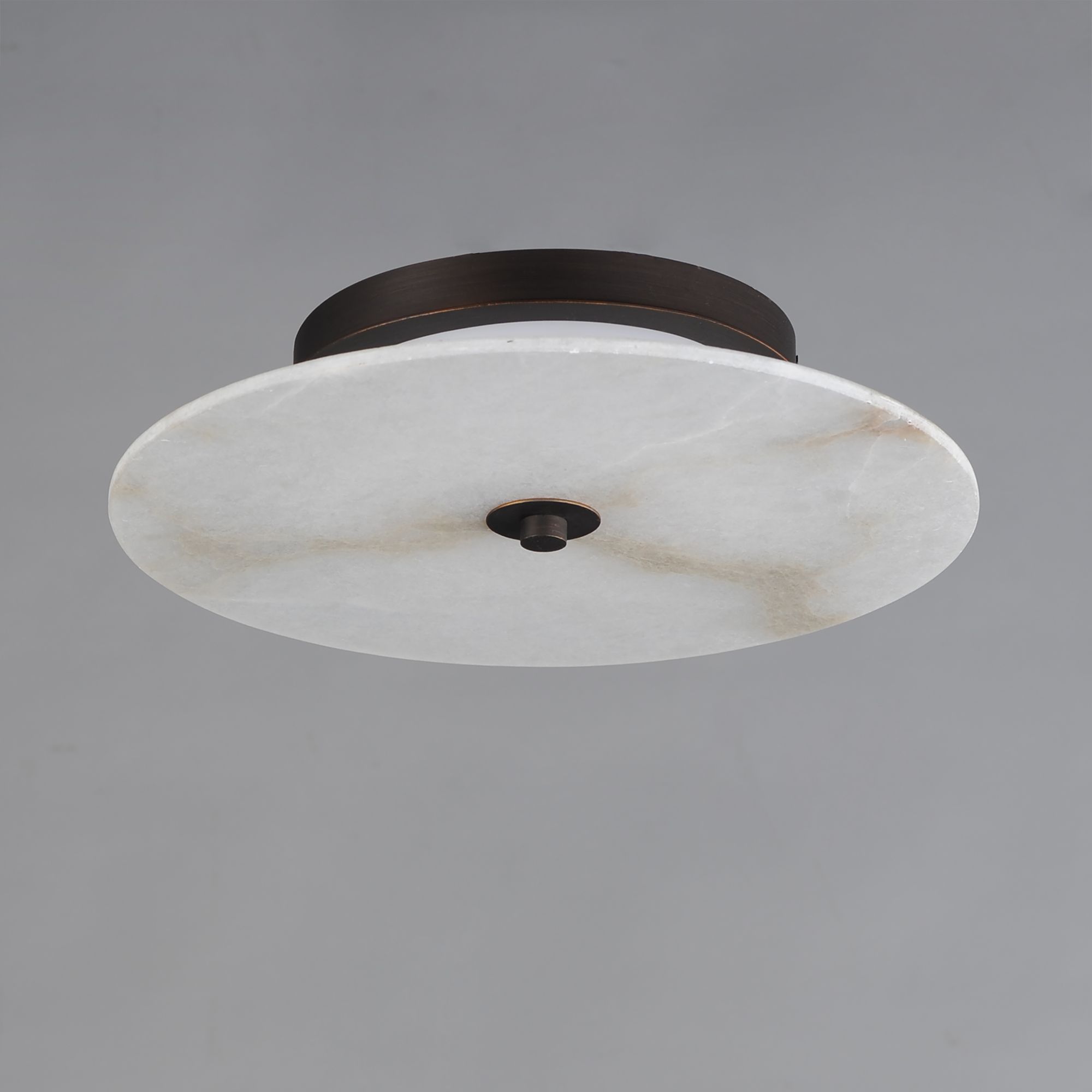Image 4 Maxim Quarry 15" Wide Dark Bronze LED Ceiling Light more views