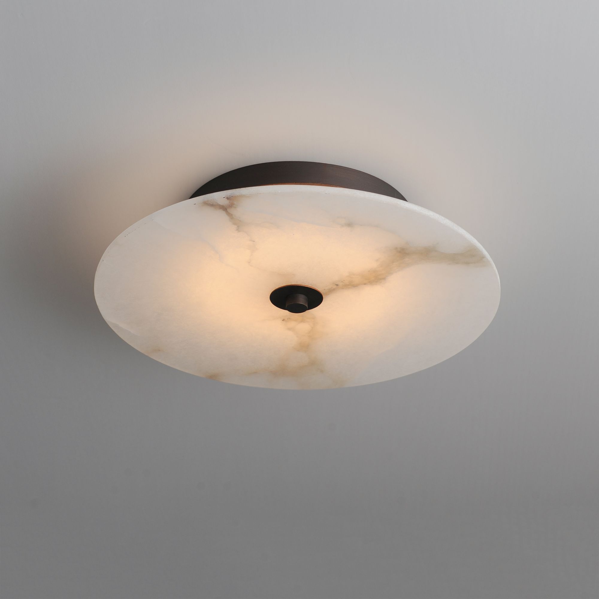 Image 5 Maxim Quarry 15" Wide Dark Bronze LED Ceiling Light more views