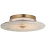 1_Maxim Quarry 15" Wide Natural Aged Brass LED Ceiling Light