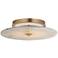 Maxim Quarry 15" Wide Natural Aged Brass LED Ceiling Light