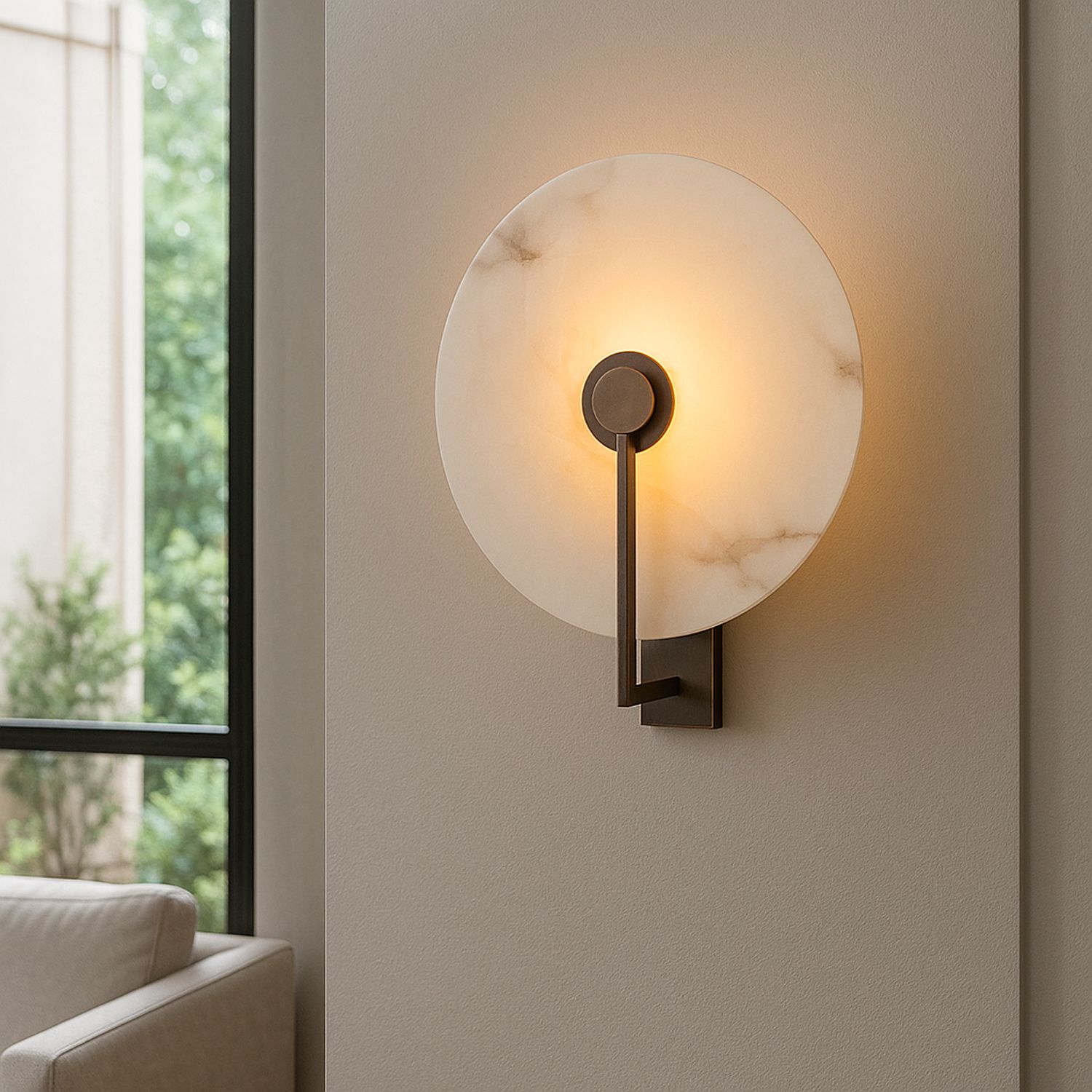 Maxim Quarry 9 3/4" High Dark Bronze LED Wall Sconce
