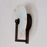 5_Maxim Quarry 9 3/4" High Dark Bronze LED Wall Sconce more views