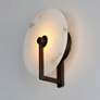 7_Maxim Quarry 9 3/4" High Dark Bronze LED Wall Sconce more views