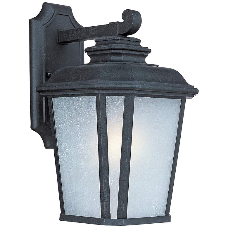 Image 1 Maxim Radcliffe 14 1/2 inchH Black Oxide Outdoor Wall Light